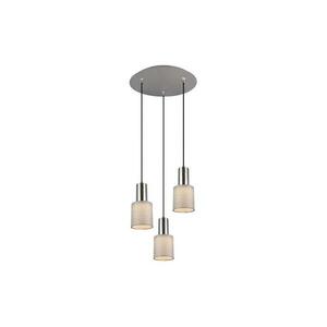 Trio - Csillár zsinóron WAILER 3xGU10/5W/230V szürke 303690307 kép
