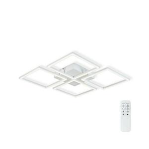 Top Light - LED Dimmelhető felületre szerelhető csillár R4xLED/16, 25W/230V szögletes fehér + távirányító Riviera B RC kép