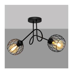 Felületre szerelhető csillár OXFORD 2xE27/15W/230V fekete W-2016/2+1388S BK kép