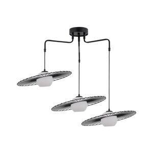 Csillár zsinóron SOL 3xE27/60W/230V fekete 32181 kép