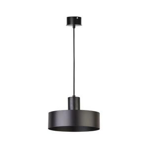 Csillár zsinóron RIF 1xE27/60W/230V á. 25 cm fekete 30896 kép