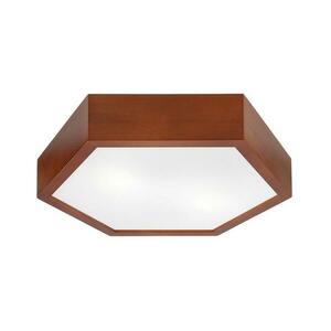 Mennyezeti lámpa HEX 2xE27/60W/230V á. 43 cm fenyő barna LD-PD 5.2 rustik kép