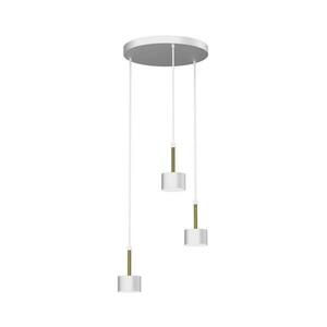 Csillár zsinóron ARENA 3xGX53/11W/230V fehér/arany MLP7756 kép