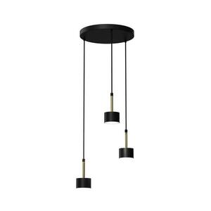 Csillár zsinóron ARENA 3xGX53/11W/230V fekete/arany MLP7762 kép