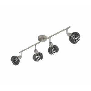 Briloner 2852-046 - Spotlámpa RETRO 4xE14/5, 5W/230V gumifa 2852-046 kép