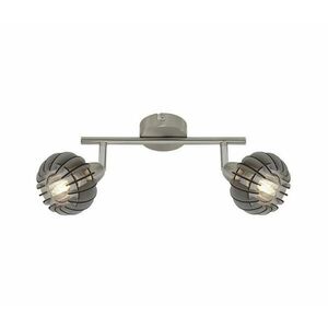Briloner 2852- 026 - Spotlámpa RETRO 2xE14/5, 5W/230V gumifa 2852-026 kép