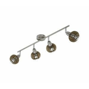 Briloner 2852-041 - Spotlámpa RETRO 4xE14/5, 5W/230V gumifa 2852-041 kép