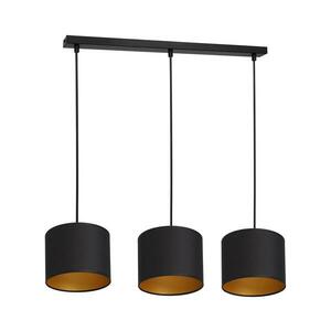 Csillár zsinóron ARDEN 3xE27/60W/230V fekete/arany 3493 kép