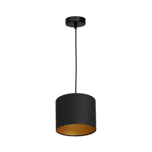 Csillár zsinóron ARDEN 1xE27/60W/230V átmérő 18 cm fekete/arany 3490 kép