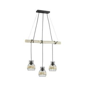 Fischer & Honsel 60798 - Csillár zsinóron STRAW 3xE27/40W/230V 60798 kép