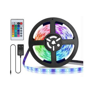 B.V. - LED RGB fényerőszabályozható szalag 5m LED/24W/12/230V IP65 + távirányító B10301WNS kép