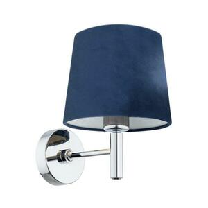 Argon 3908 - Fali lámpa BOLZANO 1xE27/15W/230V kék/fényes króm 3908 kép