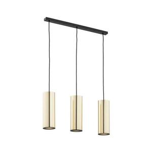 Argon 1486 - Csillár zsinóron LINEA 3xE27/15W/230V sárgaréz/fekete 1486 kép