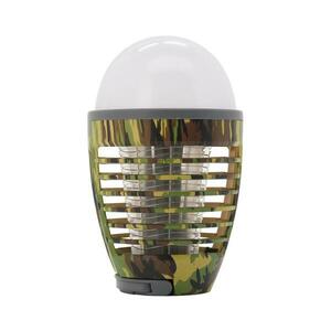 LED Hordozható újratölthető lámpa rovarcsapdával LED/2W/3, 7V IPX4 terepszínű 13179 kép