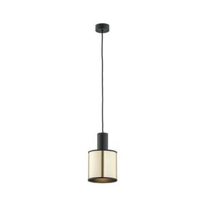 Argon 4248 - Csillár zsinóron HERMAN 1xE27/15W/230V sárgaréz/fekete 4248 kép