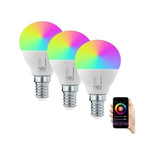 NEO - KÉSZLET 3xLED RGB+CCT Dimmelhető izzó E14/6W/230V 2700-6500K Wi-Fi Tuya 07745C kép