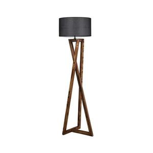 Állólámpa MACKA 1xE27/60W/230V fekete/barna 534LUN2159 kép