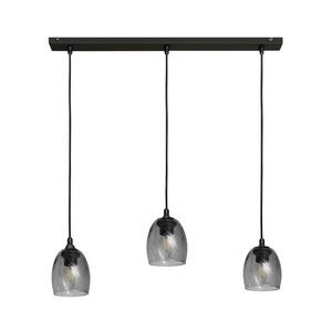 Csillár zsinóron BRILLANT 3xE27/15W/230V szürke W-L 8014/3 BK+SM kép