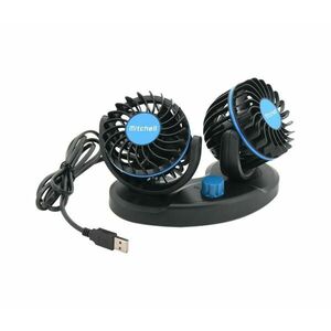 Kocsi műszerfal látor USB-vel 3W/5V fekete 07229 kép