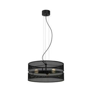 Csillár zsinóron LUM 3xE27/60W/230V fekete 3153 kép
