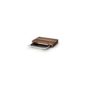 Continenta C4210 - Konyhai vágódeszka tálcával 39x27 cm diófa C4210 kép