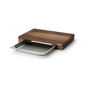 Continenta C4211 - Konyhai vágódeszka tálcával 48x32, 5 cm dió C4211 kép