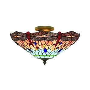 Searchlight 1289-16 - Tiffany DRAGONFLY 3xE14/40W/230V mennyezeti lámpa 1289-16 kép