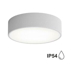Fürdőszobai mennyezeti lámpatest érzékelővel CLEO 2xE27/24W/230V, átm. 30 cm, szürke, IP54 5907623600127 kép