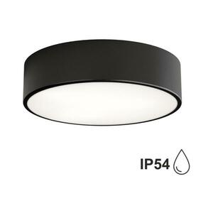 Fürdőszobai mennyezeti lámpa érzékelővel CLEO 2xE27/24W/230V átm. 30 cm fekete IP54 5907623600110 kép