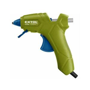 Extol - Forró ragasztópisztoly 70W/230V zöld/kék 422000 kép
