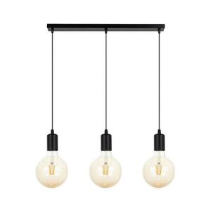 Csillár zsinóron MIROS 3xE27/60W/230V fekete 0056 kép