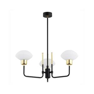 Argon 6166 - RAVELLO 3xE14/15W/230V fekete/arany rúd csillár 6166 kép