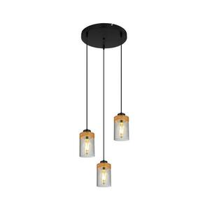 Globo 15557-3H - Finca 3 ágú függeszték 3xE27/40W/230V fém/fa 15557-3H kép