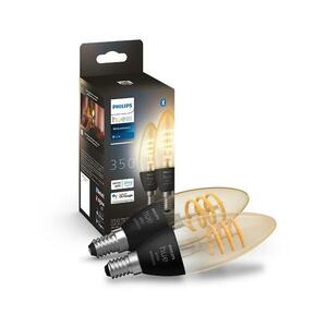 KÉSZLET 2x LED Dimmelhető izzó Philips Hue WHITE AMBIANCE E14/4, 6W/230V 8719514411869 kép