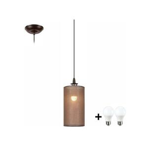 LED Csillár zsinóron NOEL MINI 1xE27/60W/230V barna LM-1.164/BRĄZ kép