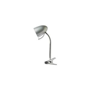 B.V. asztali lámpa klippel 1xE27/11W/230V ezüst/krom 130200COT kép