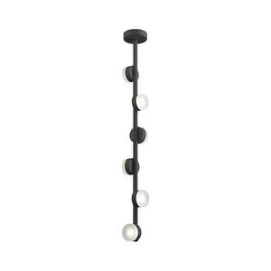 140017 - LED Csillár rúdon COMFORT 6xLED/5W/230V fekete 140017 kép