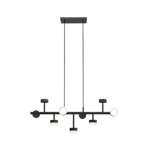 149004 - LED Csillár rúdon COMFORT 9xLED/5W/230V fekete 149004 kép
