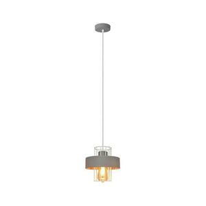 Csillár zsinóron VOLTA 1xE27/15W/230V szürke W-KM 1377/1 GR+WT kép
