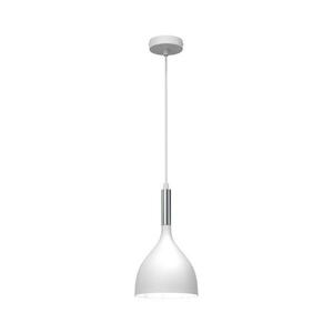 Csillár zsinóron NOAK 1xE27/15W/230V fehér/króm 3899 kép