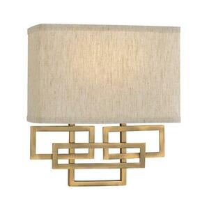 Elstead Hinkley HK-LANZA2-BR - LANZA fali lámpatest 2xE14/40W/230V, bronz HK-LANZA2-BR kép