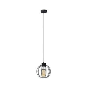 Csillár zsinóron STARLIGHT 1xE27/15W/230V fekete/ezüst W-KM 1399/1 BK+CH kép