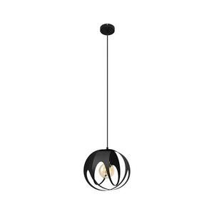 Csillár zsinóron MOONLIGHT 1xE27/15W/230V fekete W-KM 1888/1 BK kép