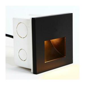 Emithor 70419 - SUNNY LED lépcsővilágítás 1W 230V 4000K fekete 70419 kép