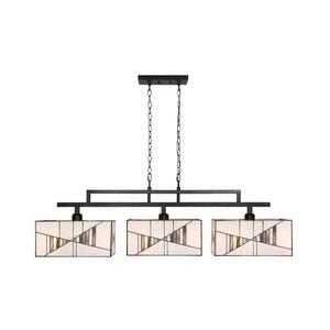 Prezent - Csillár láncon TIFFANY 3xE27/60W/230V kép