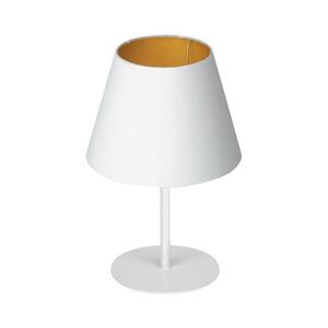 Asztali lámpa ARDEN 1xE27/60W/230V á. 20 cm fehér/arany 3457 kép