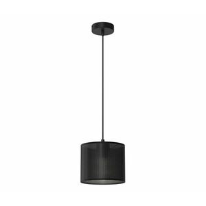 Csillár zsinóron LOFT SHADE 1xE27/60W/230V á. 18 cm fekete 5236 kép