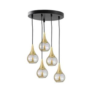 Keter Lighting Csillár zsinóron LACRIMA HONEY 5xE27/60W/230V á. 45 cm 2146 kép