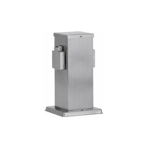 Kültéri csatlakozós oszlop 2Z SCHUKO 230V matt króm IP44 50790000001015 kép