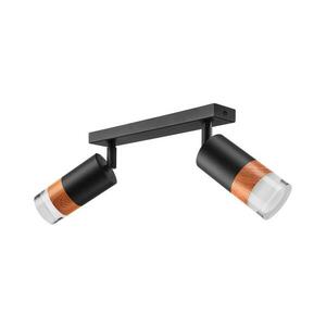 Spotlámpa AURORA 2xGU10/10W/230V LM-2.151/CZARNY kép